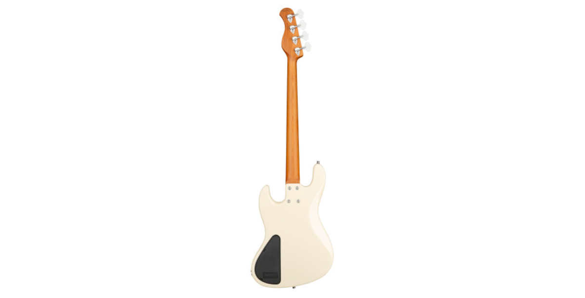Sadowsky MetroExpress 21-Fret Vintage M Bass, Roasted Maple Fingerboard, 4-String - Solid Olympic White High Polish